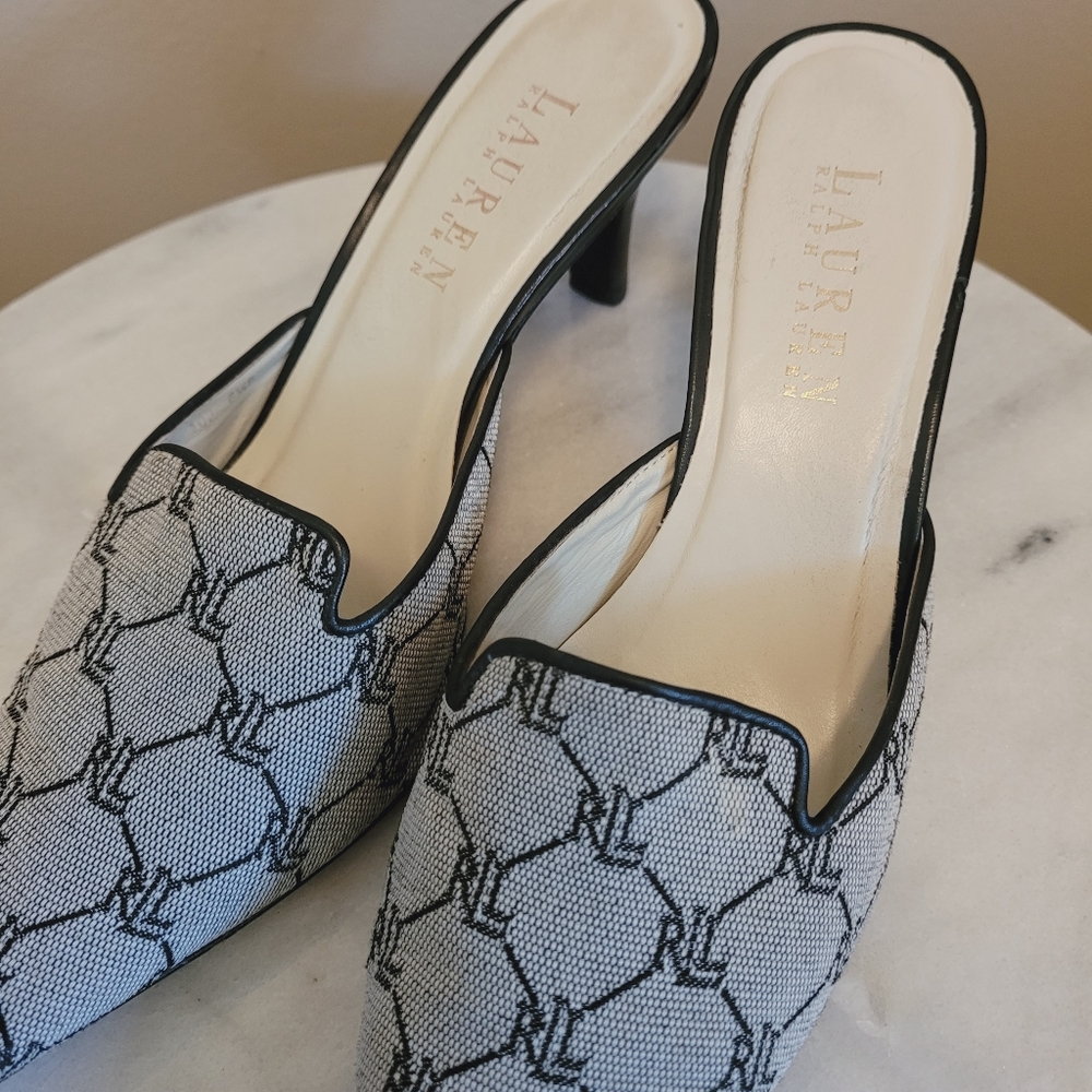 Lauren Ralph Lauren Monogram Heels - Picture 8 of 9